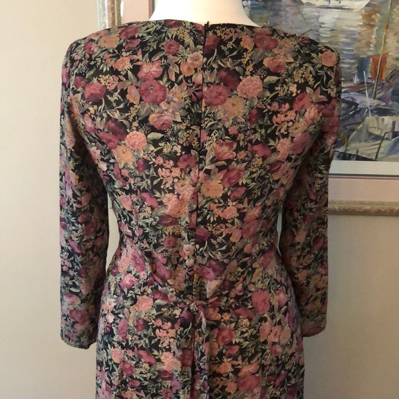 MODA INTL Botanical Print Dress - Picture 7 of 8